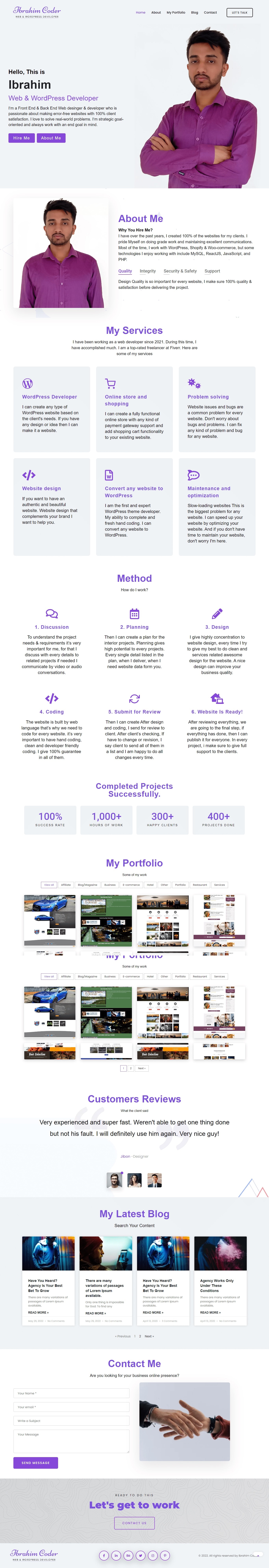 Creative Portfolio Website
