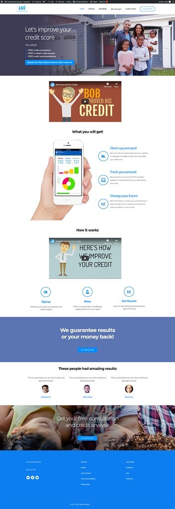 UNI Credit Repair — Credit Score Improvement Service