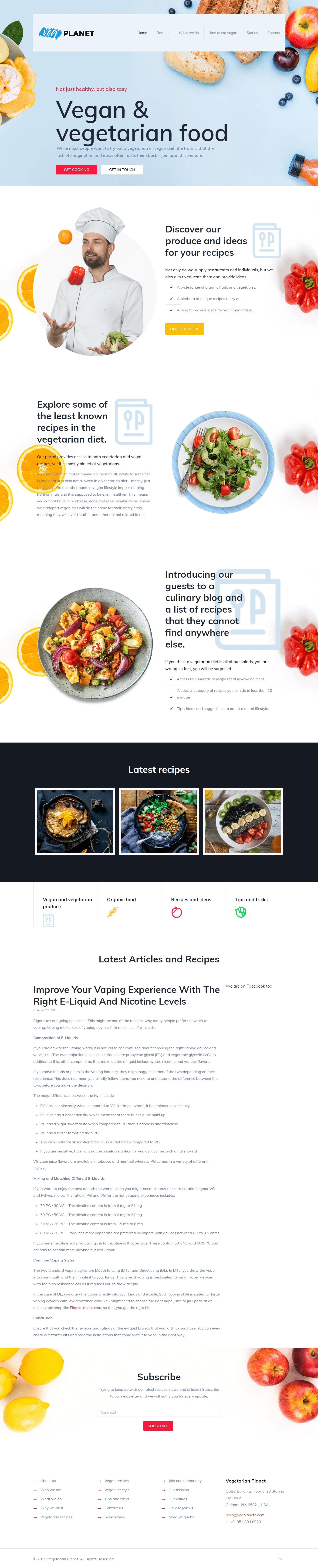 Restaurant Website