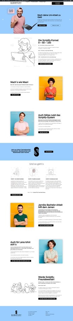 Scriptify — Academic Document Marketplace