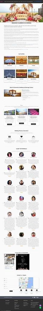 Wedding Planners Chennai — Event Planning Website