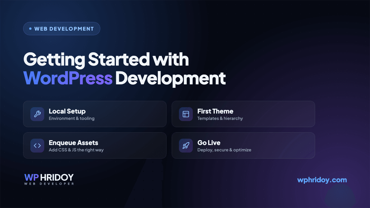 Getting Started with WordPress Development