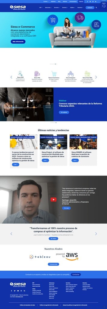 Siesa — Enterprise ERP & E-Commerce Platform