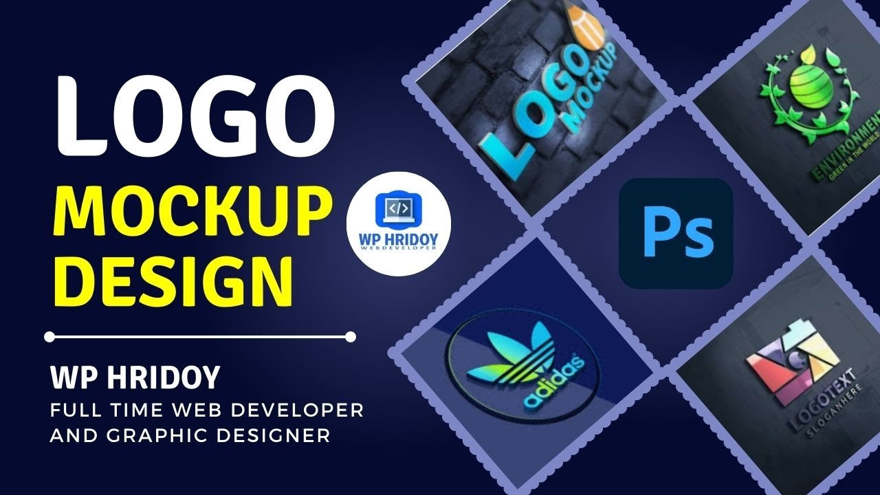 How to Design a 3D Logo Mockup in Photoshop CC (Free PSD Download)